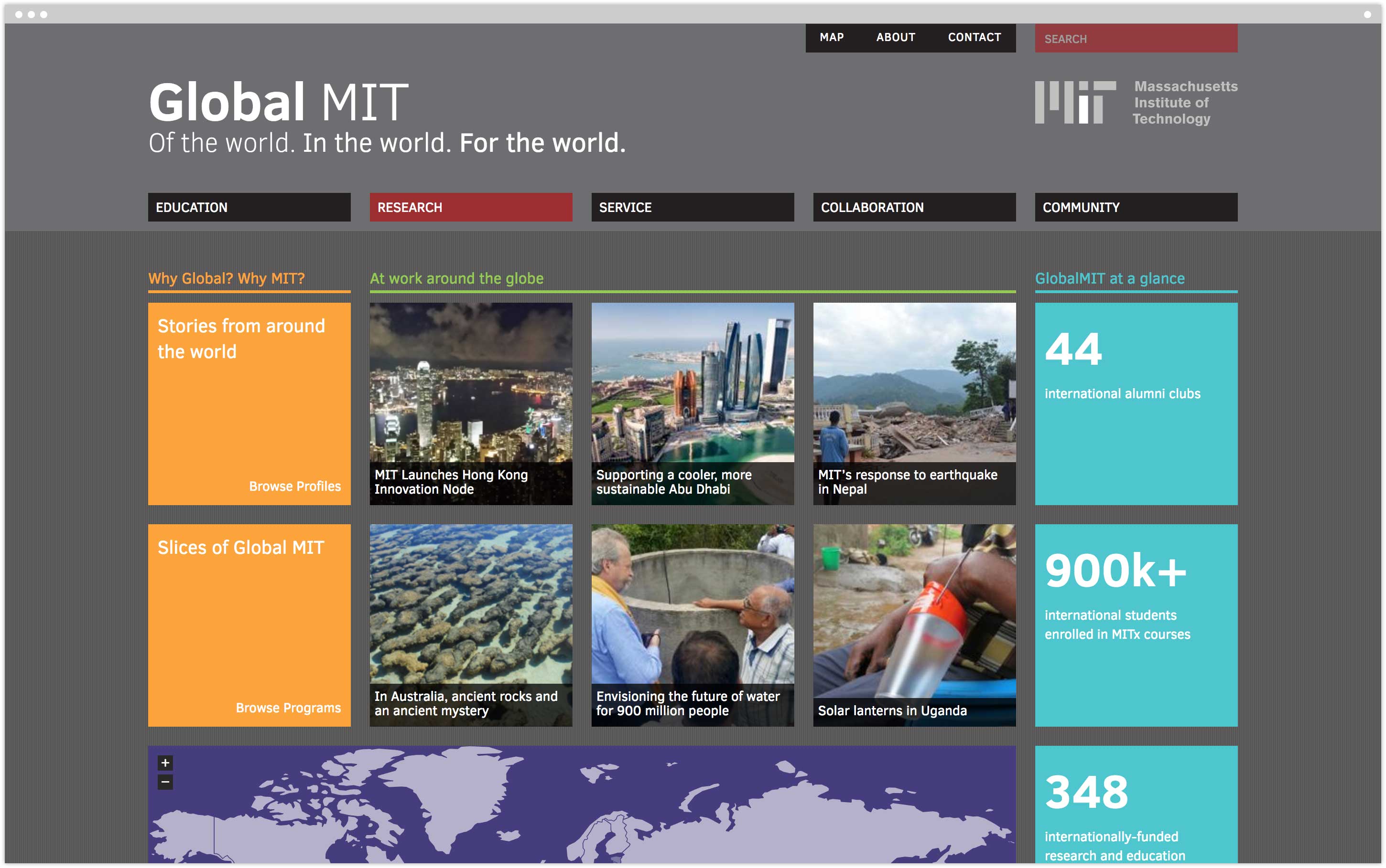 MIT Global homepage